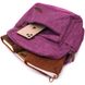 Барвистий жіночий рюкзак з текстилю Vintage 22243 Фіолетовий 56868 фото 6