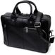 Вместительная сумка-портфель на плечо KARYA 20871 кожаная Черный 20871 фото 1
