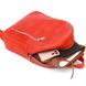 Кожаный винтажный женский рюкзак Shvigel 16327 Красный 52659 фото 5