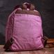 Барвистий жіночий рюкзак з текстилю Vintage 22243 Фіолетовий 56868 фото 8