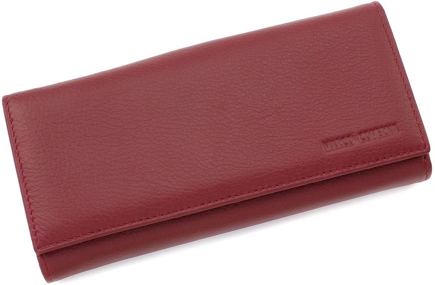 Бордовый кожаный кошелек MARCO COVERNA mc1415-4 mc1415-4 фото