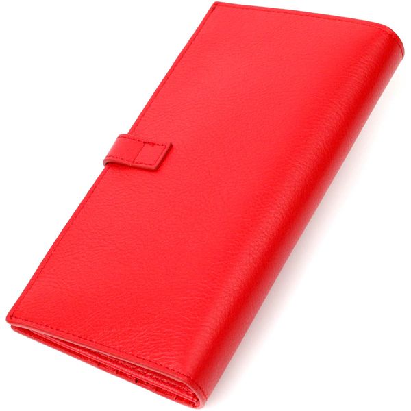 Вертикальное тонкое портмоне для женщин из натуральной кожи Tony Bellucci 22035 Красный 22035 фото