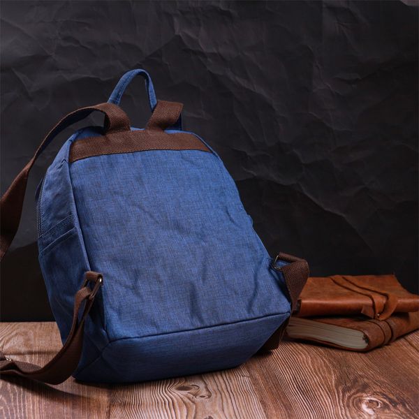 Текстильный удобный рюкзак унисекс Vintage 22244 Синий 56869 фото