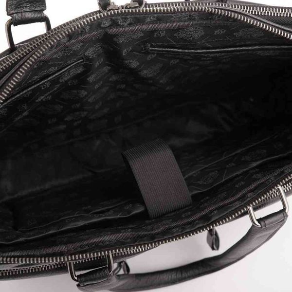 Чоловічий шкіряний портфель Dor Flinger DF5359-1black DF5359-1black фото