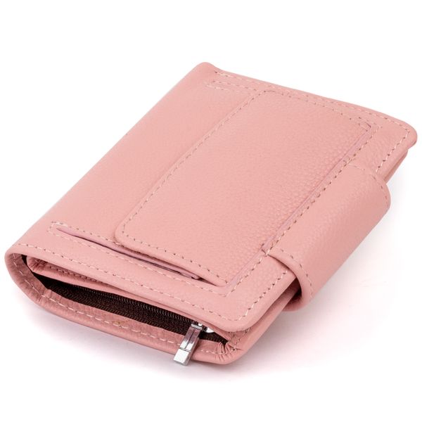 Маленький гаманець з монетницьою ззаду жіночий ST Leather 19267 Рожевий 19267 фото