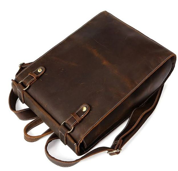 Рюкзак кожаный дорожный Vintage 14796 Коричневый 14796 фото