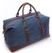 Дорожня сумка текстильна середня Vintage 20084 Синя 20084 фото 2