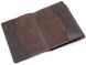 Тёмно-коричневая кожаная обложка для паспорта Grande Pelle 212620 212620 фото 3
