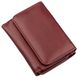 Компактний жіночий гаманець на кнопці ST Leather 18885 Темно-червоний 18885 фото 2