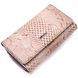Превосходное женское портмоне из лакированной фактурной кожи KARYA 21430 Бежевый 21430 фото 1