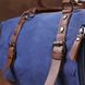 Дорожня сумка текстильна середня Vintage 20084 Синя 20084 фото 11