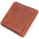 Якісний шкіряний чоловічий гаманець з монетницею Україна GRANDE PELLE 16744 Світло-коричневий 16744 фото 2