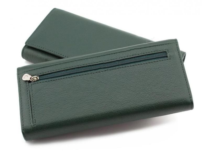 Зелений шкіряний гаманець MARCO COVERNA mc1415-7 green mc1415-7 фото