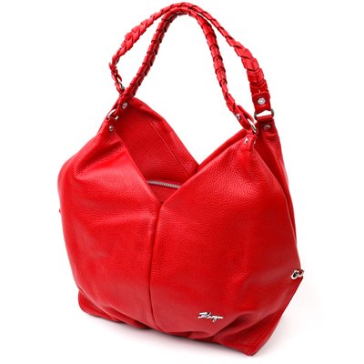 Многофункциональная женская сумка на плечо KARYA 20878 кожаная Красный 20878 фото