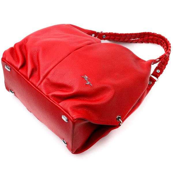 Багатофункціональна сумка жіноча на плече KARYA 20878 шкіряна Червоний 20878 фото