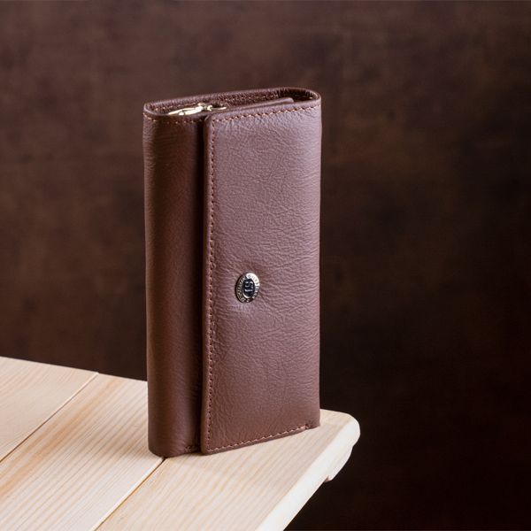 Мужской универсалный бумажник с ключницей ST Leather 18840 Коричневый 18840 фото