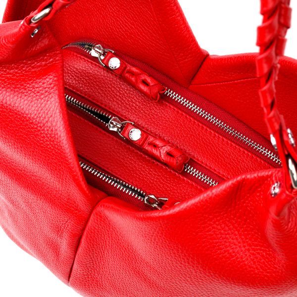 Багатофункціональна сумка жіноча на плече KARYA 20878 шкіряна Червоний 20878 фото