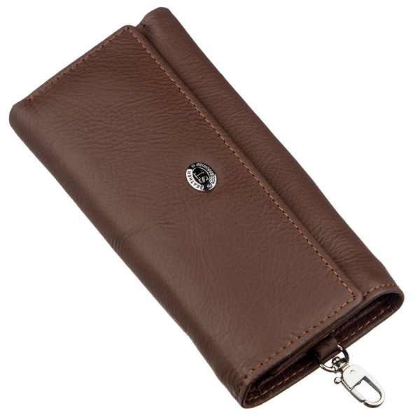 Чоловік універсалний гаманець з ключницею ST Leather 18840 Коричневий 18840 фото