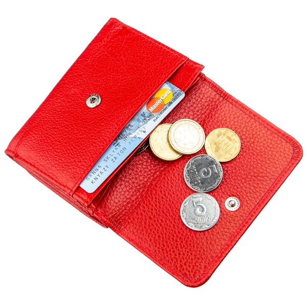 Яскравий компактний жіночий гаманець ST Leather 18892 Червоний 18892 фото