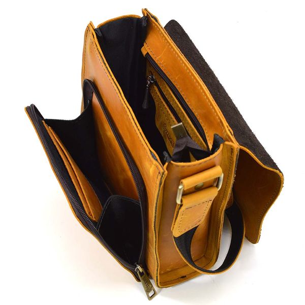 Кожаная сумка-планшет через плечо Rcam-3027-4lx бренда TARWA песочный цвет Rcam-3027-4lx фото