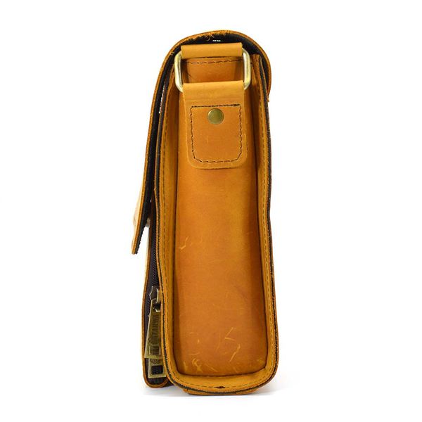 Шкіряна сумка-планшет через плече Rcam-3027-4lx бренду TARWA пісочний колір Rcam-3027-4lx фото
