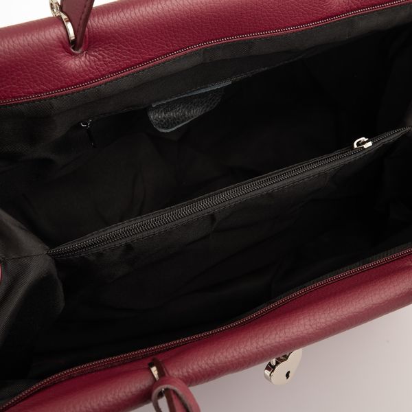 Шкіряна сумка бордового кольору Virginia Conti VC02479vine VC02479vine фото