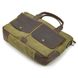 Чоловіча сумка з канвас та кінської шкіри TARWA RHc-3990-3md хаккі RHc-3990-3md фото 5