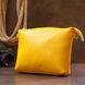 Жіноча сумка крос-боді з натуральної шкіри Shvigel 16344 Жовтий 52466 фото 7