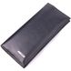 Вертикальний чоловічий гаманець із натуральної зернистої шкіри KARYA 21436 Чорний 21436 фото 1