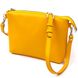 Жіноча сумка крос-боді з натуральної шкіри Shvigel 16344 Жовтий 52466 фото 2