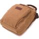 Відмінна вертикальна сумка для чоловіків із текстилю Vintage 22236 Коричневий 56862 фото 3