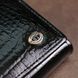 Шкіряний жіночий лакований гаманець ST Leather 18299 Чорний 18299 фото 8