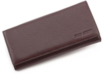 Коричневый кожаный кошелёк на магните Marco Coverna mc1413-9 mc1413-9 фото