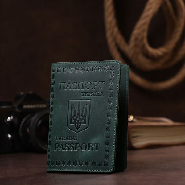 Добротная обложка для паспорта из натуральной кожи SHVIGEL 16134 16134 фото