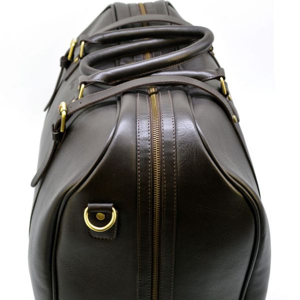 Дорожня шкіряна сумка TC-1133-4lx бренду TARWA коричнева TC-1133-4lx фото