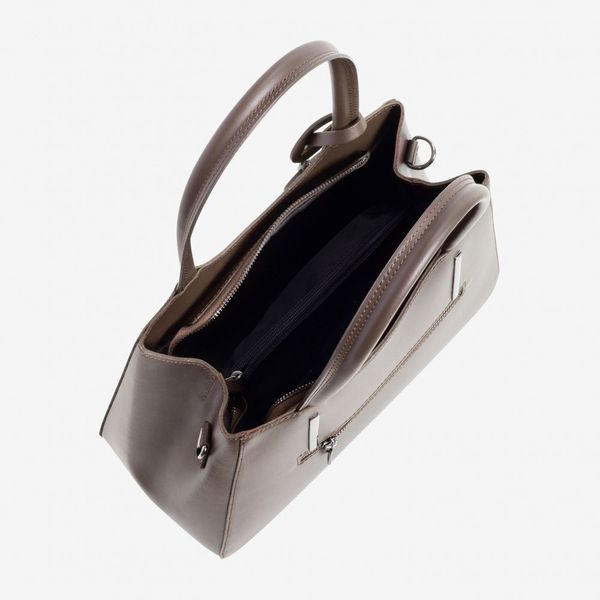 Женская кожаная сумка шоппер VIRGINIA CONTI VC01565 Dark taupe VC01565 Dark taupe фото