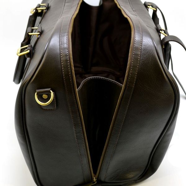 Дорожня шкіряна сумка TC-1133-4lx бренду TARWA коричнева TC-1133-4lx фото