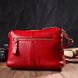 Женская яркая сумка через плечо из натуральной кожи 22136 Vintage Красная 22136 фото 8