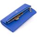 Клатч конверт з кишенею для мобільного шкіряний жіночий ST Leather 19268 Синій 19268 фото 4