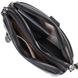Интересная сумка-клатч в стильном дизайне из натуральной кожи 22086 Vintage Черная 22086 фото 5