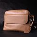 Стильна сумка жіноча крос-боді з натуральної шкіри GRANDE PELLE 11652 Бежева 56459 фото 8