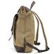 Ролл-ап рюкзак из кожи и песочный канвас TARWA RSc-5191-3md RSc-5191-3md фото 4