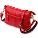 Жіноча яскрава сумка через плече з натуральної шкіри 22136 Vintage Червона 22136 фото 5