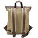 Ролл-ап рюкзак из кожи и песочный канвас TARWA RSc-5191-3md RSc-5191-3md фото 5