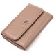 Жіночий стильний гаманець із натуральної шкіри флотар CANPELLINI 21590 Бежевий 21590 фото 1