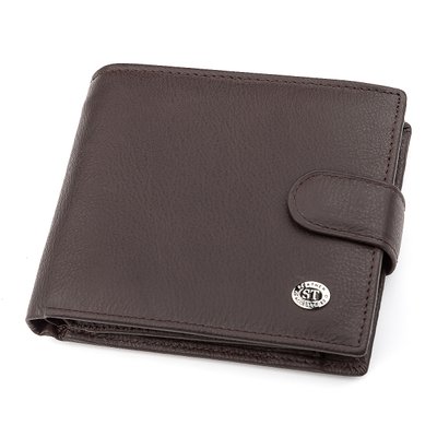 Чоловічий гаманець ST Leather 18340 (ST138) надійний Коричневий 18340 фото