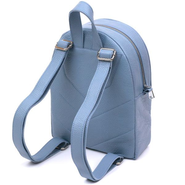 Шкіряний жіночий рюкзак із натуральної шкіри Shvigel 16303 Блакитний 52617 фото