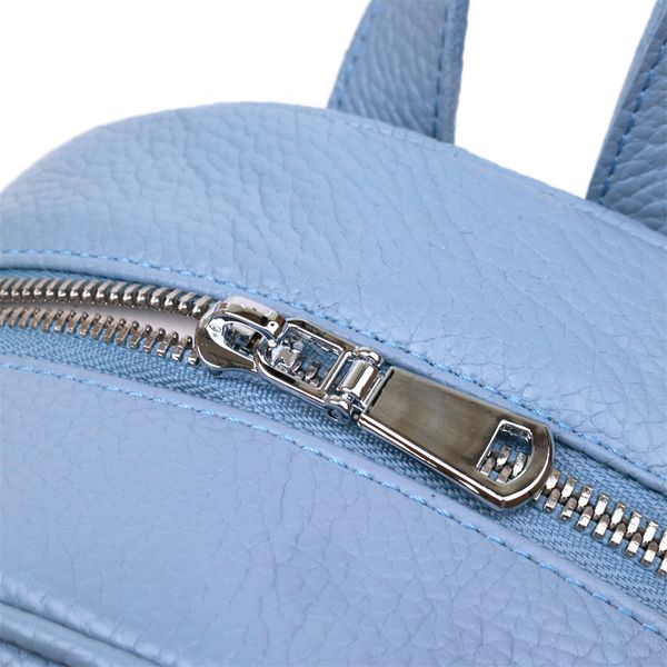 Шкіряний жіночий рюкзак із натуральної шкіри Shvigel 16303 Блакитний 52617 фото