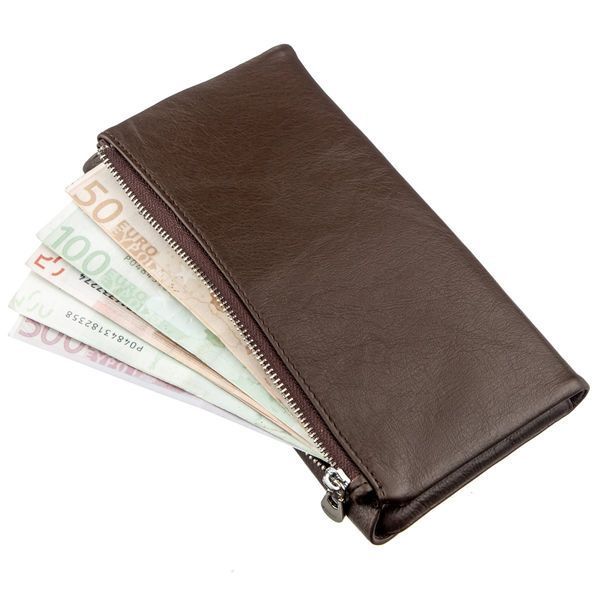 Практичный женский кошелек-клатч ST Leather 18841 Коричневый 18841 фото