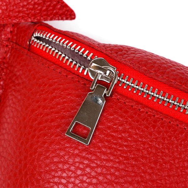 Женская кожаная сумка на пояс Shvigel 16372 Красный 52467 фото